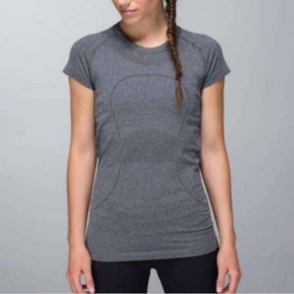 lululemon athletica Tops - Lululemon Swiftly Tech Grey SS Top